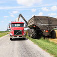 Parker 1550 Unloading into Semi