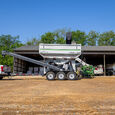 Parker 3620 Seed Chariot distant view being filled