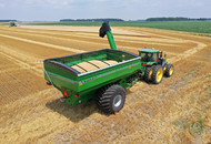Model 1320 Dual Auger Grain Cart In Field