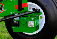 4-Point, Rubber-Cushioned Suspension