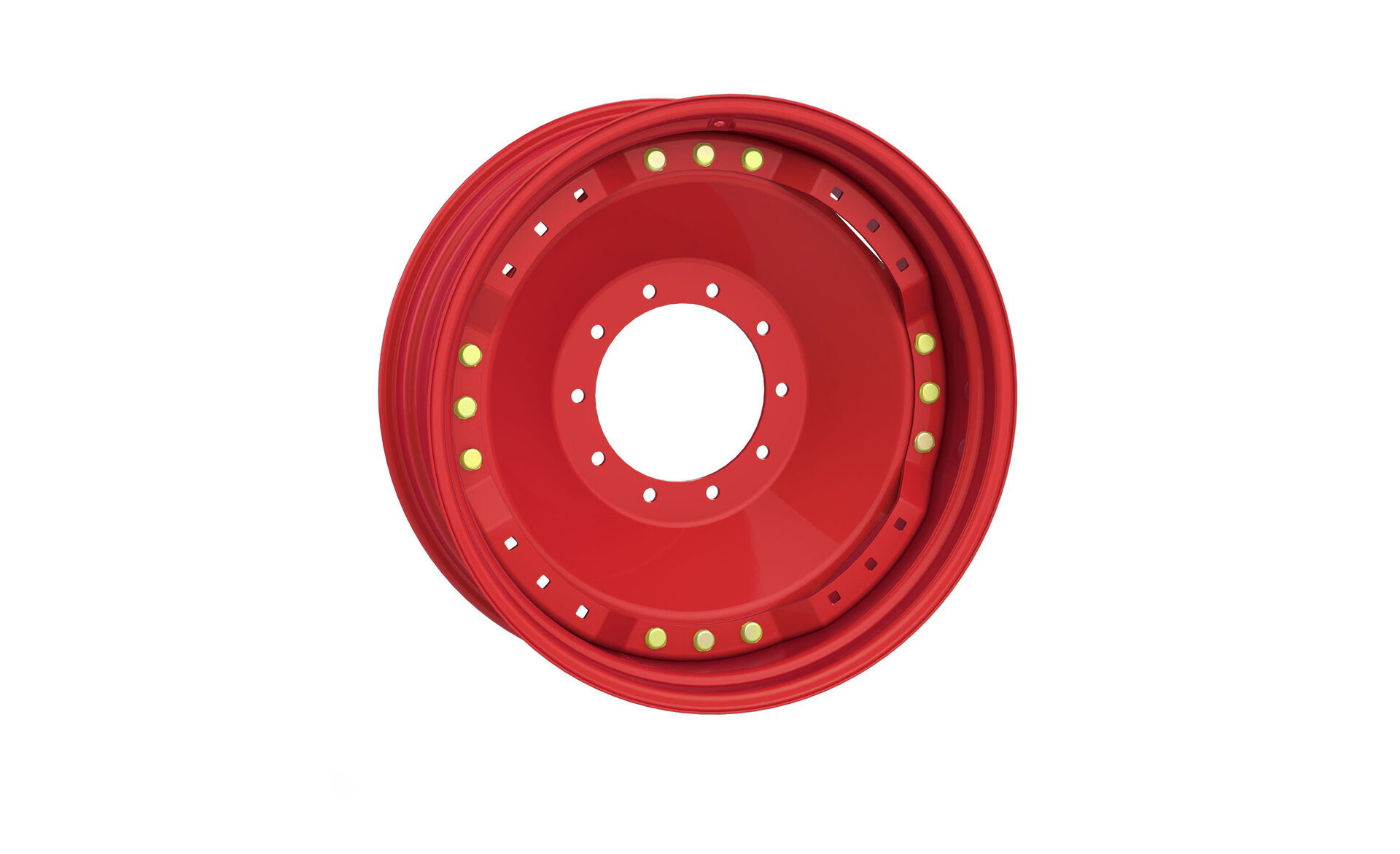 Tractor Waffle Wheel - Red